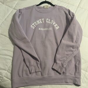 Stoney Clover Nashville Medium Purple Sweatshirt